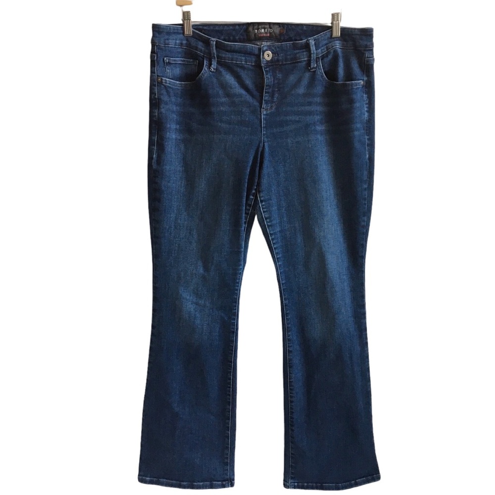 Torrid Premium Slim Boot Cut Dark Wash Denim Jeans 18R